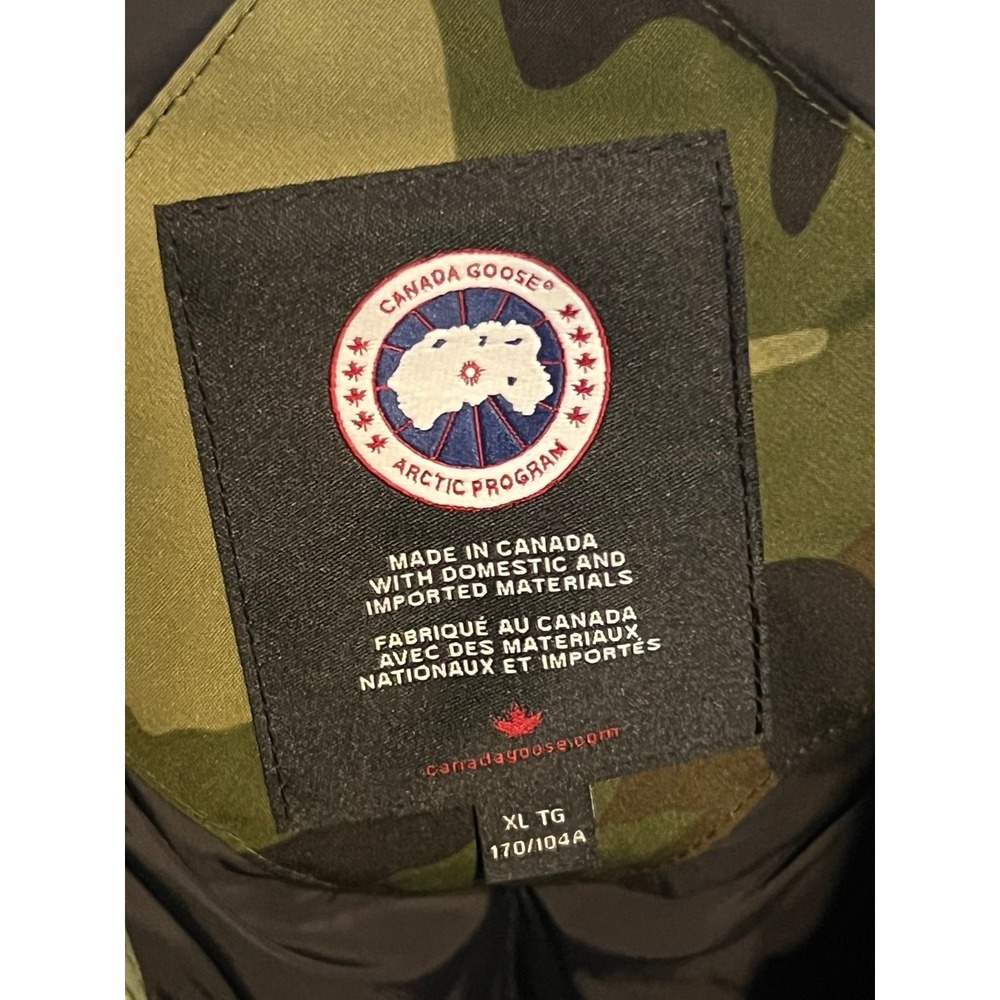 New Canada Goose Expedition Parka Camo Print Womens size XL & Receipt - Picture 6 of 15